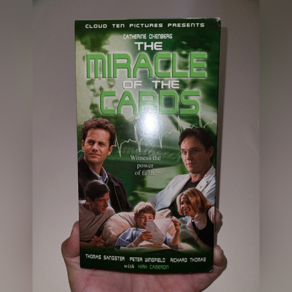 💥 5 for 25💥 The Miracle of The Cards VHS Directed by Mark Griffiths EUC